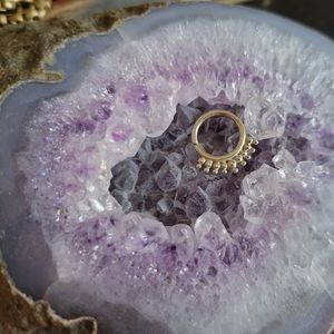 Cora Seam Ring by Buddha Jewelry Organics YG